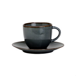 Avet Taza Café Con Plato Reactive Grey (6 Unidades) 120 ml